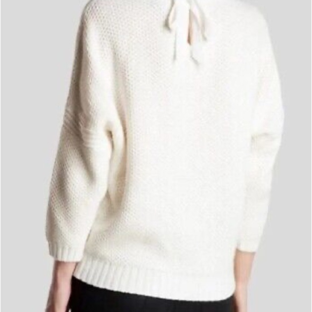 Ted Baker Eveleen Cream Sweater Ribbon Tie Back